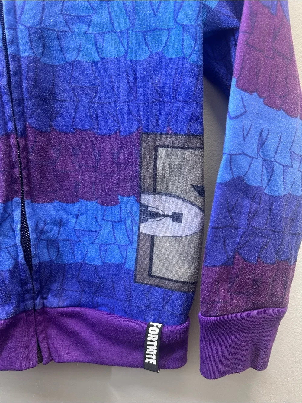 Fortnite Kids' Purple & Blue Zip-Up Hoodie